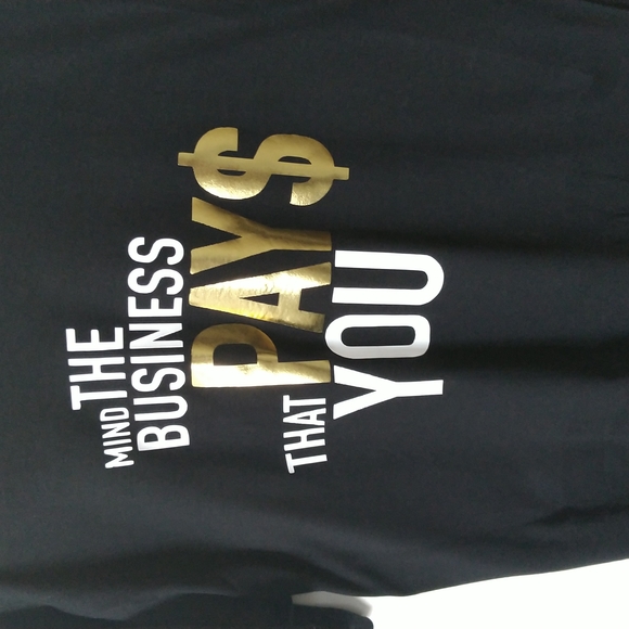 SBC The Business Short Sleeve Crew Neck Black T-Shirt - Picture 4 of 5